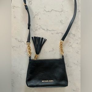 Michael Kors Black Leather Crossbody
